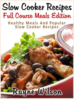 cover image of Slow Cooker Recipes